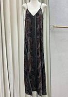 Robe longue en soie 2026, nouvelle collection automne, mode créateur, soirée, col nœud, imprimé floral vintage, taille élastique, longue robe maxi pour femme