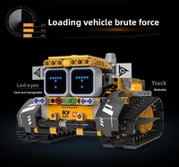 Juguete Educativo de Construcción con Bloques de Plástico, Control Remoto, Programación Robótica, Torque 5 en 1, Pantalla Digital, Funciona con Batería