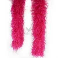 Boas en plumes d'autruche longues et moelleuses 7 plis, teintes naturellement, pour robes de mariée, fêtes, carnaval et projets DIY (vente en gros)