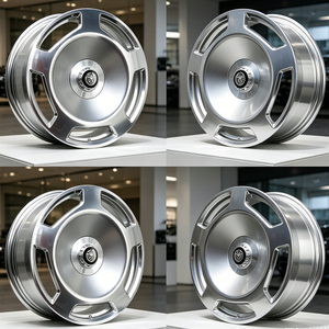 ล้อแม็กซ์โมโนบล็อกฟอร์จ 6061-T6 ขนาด 20x9 6x135 สีเงินโครมขอบลึก สำหรับอัพเกรดรถออฟโรด ฟอร์ด เรนเจอร์ ไวล์ดแทรค ปิ๊กอัพ - Product Image 3