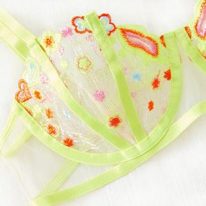 Unterstützendes Plunge-BH- und Slip-Set – Sexy Spitzen-Dessous für Damen - Product Image 5