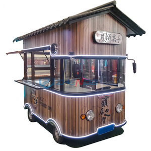 Towable Food Truck Street Food Cart Catering Vending <b>Trailer</b> for Sale - Product Image 5