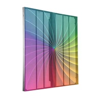 Écran LED transparent 1000x1000, affichage LED en verre, haute luminosité, léger, mur vidéo LED pour la publicité commerciale