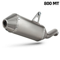 Pour ADV790 790ADV CFMOTO 800MT MT800 Moto d'aventure, kit d'échappement à enfiler avec silencieux et tube en acier inoxydable avec DB Killer