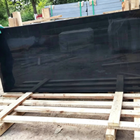 Vente en gros de carreaux de granit noir pur de Mongolie, Absolute Black, 60x60, pour sols intérieurs, escaliers et comptoirs de salle de bain