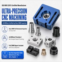 Pièces en aluminium usinées par CNC anodisées, tournage de précision, composants usinés CNC de précision, service de production CNC professionnel