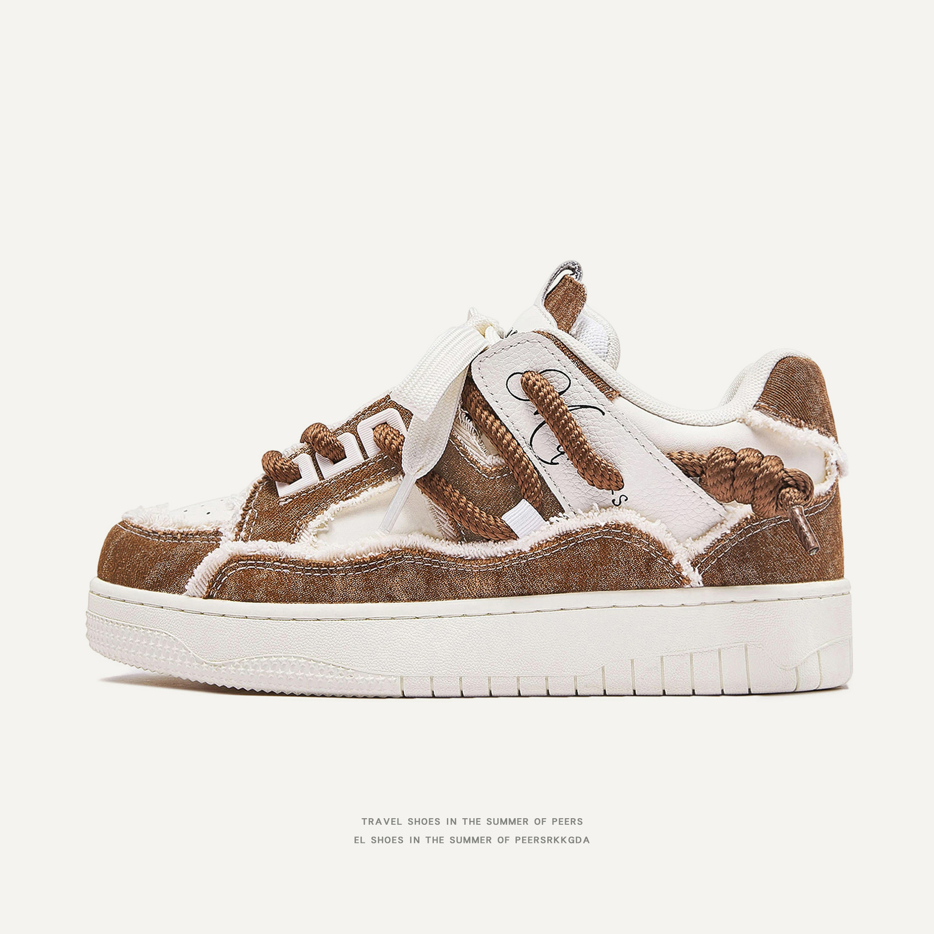 M019-white and brown
