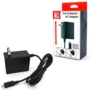 Adaptador de CA con Enchufe Tipo C para EE. UU., UE y Reino Unido, <span class=keywords><strong>Cargador</strong></span> Rápido PD para <span class=keywords><strong>Nintendo</strong></span> <span class=keywords><strong>Switch</strong></span> NS Lite <span class=keywords><strong>Oled</strong></span> Dock - Product Image 1