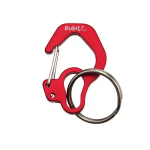 Tất Cả Các Màu Sắc Để Kết Hợp Chất Lượng Tốt Hợp Kim Nhôm Dog Collar Keychain Rubit Dog Tag Clips