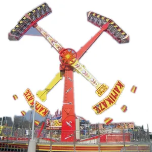 Commercial Theme Park Meteor Hammer Rides Amusement Thrill Swings Products Playground Equipment