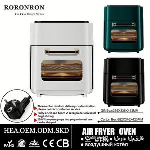 Livraison rapide, friteuse électrique sans huile intelligente à écran tactile rose 8L 1400W 2022, friteuse à air chaud - Product Image 4