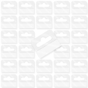 Attaches adhésives transparentes durables pour la réparation des emballages endommagés, solution de suspension en plastique en forme de J pour la vente au détail - Product Image 5