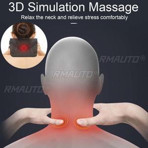 Car Neck Headrest <b>Pillow</b> Cushion Seat Support Head Restraint Seat <b>Pillow</b> Headrest Neck Cushion Simulation Human Massage - Product Image 5