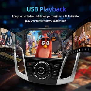 Radio con Pantalla Táctil de 9 Pulgadas <span class=keywords><strong>para</strong></span> Auto, Sistema Android, Wifi, Descarga de Aplicaciones de <span class=keywords><strong>Google</strong></span>, Audio <span class=keywords><strong>para</strong></span> Auto, Compatible con Ford Focus 2012-2017 - Product Image 6