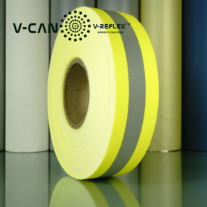 <span class=keywords><strong>Cinta</strong></span> <span class=keywords><strong>Reflectante</strong></span> FR para Ropa, Tela Ignífuga, Equivalente a <span class=keywords><strong>3M</strong></span> 9587, <span class=keywords><strong>Cinta</strong></span> <span class=keywords><strong>Reflectante</strong></span> para Tela - Product Image 3
