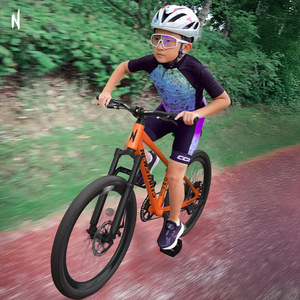 Bicicleta Infantil Little Explorer para Niños y Niñas de 8 a 18 Años, Cuadro de Aleación de Aluminio, Frenos de Disco Dobles, Horquilla con Suspensión, Bicicleta de Montaña - Product Image 4