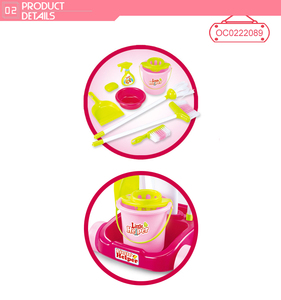 Juegos de escobas y fregonas para niños en edad preescolar, juegos de carritos de limpieza a la venta - Product Image 3