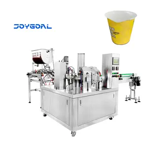 Professional Fully Automatic Sauce Rotary Type Water Cup Packaging Machine Forming Filling And Sealing Water Cup Machine