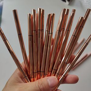 Crayon à sourcils automatique rotatif double-embout 6 couleurs, vegan, longue tenue, ultra-fin, résistant à l'eau, marque privée - Product Image 6
