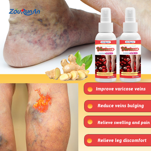 Spray <span class=keywords><strong>para</strong></span> el Cuidado de <span class=keywords><strong>las</strong></span> Venas Varicosas ZouRunAn 30ml, Masaje de Piernas, Circulación, Bienestar Externo, Alivio del Dolor, Alcanfor - Product Image 2