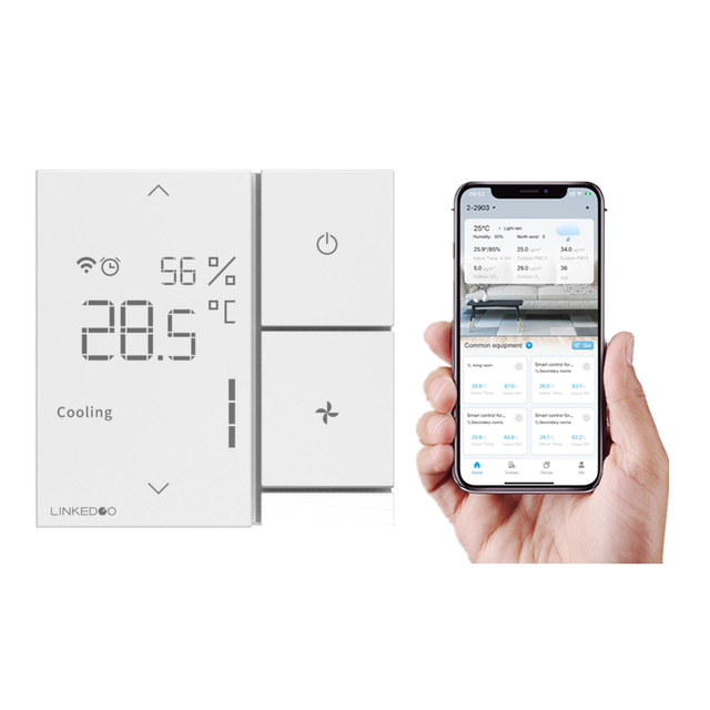 Multifunctional High Quality Centralized Control Wifi Thermostat Voice Control Smart Thermostat