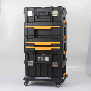 Heavy-Duty Bánh Xe Công cụ di động hệ thống lưu trữ tàu sân bay công cụ giỏ hàng kết hợp Vali thợ mộc lưu trữ Hộp xe hộp công cụ trường hợp - Product Image 2