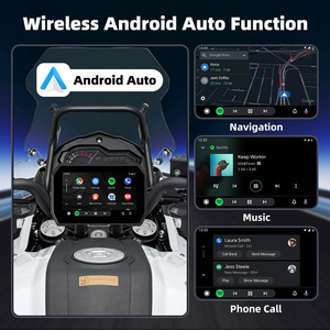 नई पीढ़ी के 5 इंच का वाटरप्रूफ जीपीएस 5.0 और मोटरसाइकिलों के लिए 720 पी कैमरा - Product Image 4