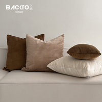 Schlussverkauf 100% Bio-Baumwolle Cord-Kissen Kissenbezug modern Luxuskissen Jacquard-Kissenetui Sofa Heimtextilcouch