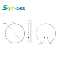 Antena Anti-interferencia de 16L1D116 Unidades, Banda L1 de GPS Beidou, Diseñada para Posicionamiento de Alta Precisión, Navegación, Topografía RTK