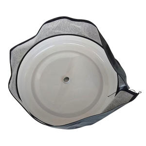 Cubierta de rueda de repuesto para coche, repuesto profesional a juego para <span class=keywords><strong>Jeep</strong></span> <span class=keywords><strong>Wrangler</strong></span>, cubierta de neumático de repuesto de Color plateado - Product Image 2