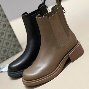 <span class=keywords><strong>Stivali</strong></span> corti in pelle di <span class=keywords><strong>prima</strong></span> fascia 2023 in pelle stile britannico retrò <span class=keywords><strong>stivali</strong></span> da <span class=keywords><strong>donna</strong></span> con suola spessa - Product Image 6