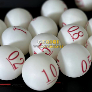Balles de ping-pong et balles de <span class=keywords><strong>loto</strong></span> imprimées pour les jeux de bingo - Product Image 2