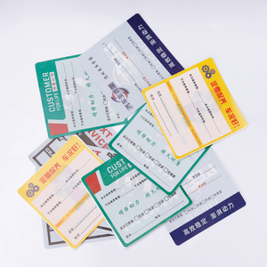Autocollants électrostatiques réutilisables en PVC pour pare-brise de <span class=keywords><strong>voiture</strong></span>, sans colle, adhérence statique, étiquette personnalisée pour service automobile - Product Image 2