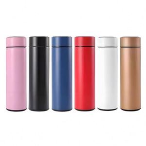 Thermos intelligent XDH174 pour entreprise, cadeau d'entreprise, 16 oz, avec affichage de la température, bouteille en acier inoxydable avec logo personnalisé imprimé - Product Image 1