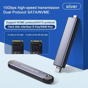 Hộp Đựng Ổ Cứng USB 3.0 TYPE C USB 3.1 10Gbps M2 NVME / NGFF <span class=keywords><strong>SATA</strong></span> SSD M.2 - Product Image 4