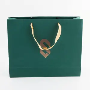 business reusable paper bags custom logo wedding jewelry grocery handles with handle shopping clothes tea bag filter paper roll