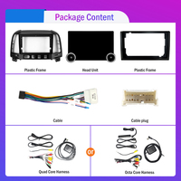 Radio Mobil 11.8 Inci untuk Hyundai Santafe 2006-2012 DIAMOND Layar QLED 2K 2Din Android Stereo Mobil Pemutar DVD Mobil Carplay DSP