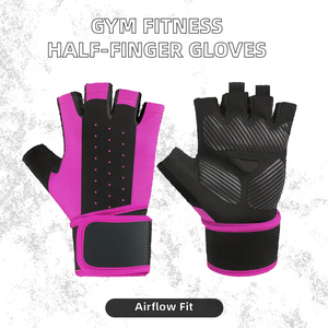 Guantes Deportivos Transpirables y Ligeros de Poliéster con Medio Dedo para Ciclismo Unisex - Product Image 2