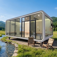 Maisonnette préfabriquée Apple Cabin, certifiée CE AS4964, forme capsule, maison modulaire, taille personnalisée, autonome