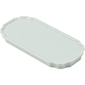 Guanlan Sky Blue Ru Kiln Ceramic <b>Tea</b> Tray Porcelain Dry Brewing Pad Teapot Holder For <b>Tea</b> <b>Set</b> Accessories - Product Image 5