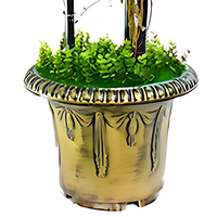 Le plus récent 120cm en plastique maison jardin décor buis boule topiaire arbre bonsaï plante arbre boule artificielle arbre topiaire