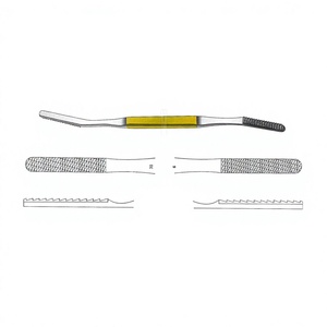 Râpes nasales Fomon 20,5 cm / 8 pouces, angulaires avec inserts en carbure de tungstène TC 40 x 7 mm Fig. 9/10 pour une mise en forme précise des os nasaux - Product Image 1