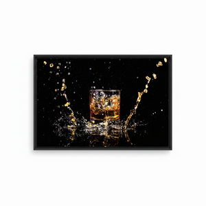Elegant Printed Canvas Artwork: Modern Wall Decor for Home,<b>BLACK</b> <b>FRAMED</b> CANVAS - Product Image 2
