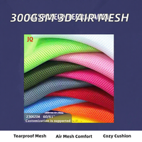 300GSM 100% Polyester Gewebtes 150D Gefärbtes 3D Spacer Sandwich Air Mesh Gewebe für Schuhe/Bürostühle/Autositze/Taschen