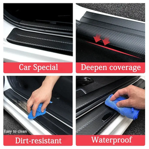 Adesivo per Auto <span class=keywords><strong>Audi</strong></span> A3/S3/A4/Q3/Q5/Q7 TT in Fibra di Carbonio per Bagagliaio - 3M4229P Adesivo Monouso - Product Image 6