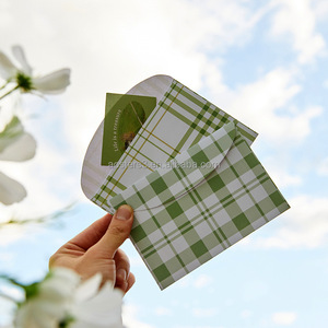 Sobres de papel de arte y revestido de diseñador personalizado Invitaciones decorativas elegantes OEM para saludos - Product Image 6