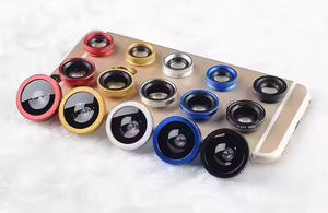 Điện Thoại Di Động Phổ Fisheye Ống Kính 3-Trong-1 0.67X Kính Hiển Vi Ống Kính Clip Nâng Cấp Hẹn Giờ Cho Điện Thoại Di Động Thông Minh - Product Image 4