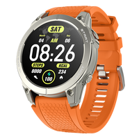 Smartwatch Sportivo da Esterno con GPS, Cardiofrequenzimetro, 100+ Modalità di Allenamento, Cinturino Magnetico in Silicone, Ghiera in Lega di Zinco, Display AMOLED