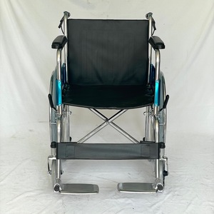 Fauteuil roulant manuel pliable léger avec frein en U pour personnes âgées et handicapées, aide à la mobilité, série 809 - Product Image 1