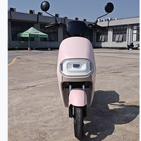 Scooter électrique pour femmes, confortable, léger, pour les trajets quotidiens, couleur mocha, couleur douce macaron, batterie amovible 48V, homologué pour la route européenne, E-Moped
